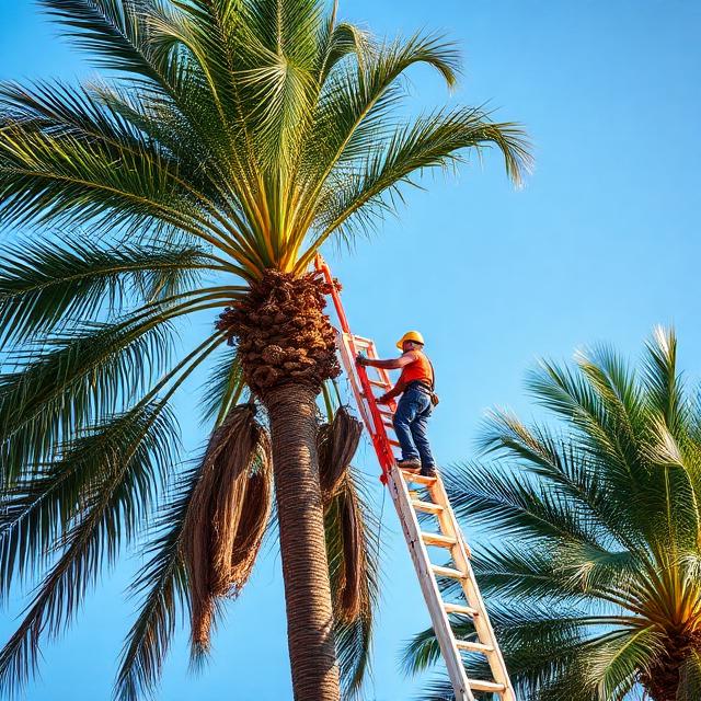 Palm tree maintenance service in Brandon FL