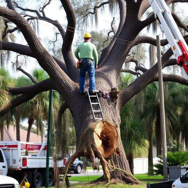 Professional tree removal service in Brandon FL